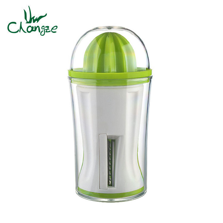 Two-in-one lemon juicer, fruit and vegetable grater,filament cutter vegetable shredder