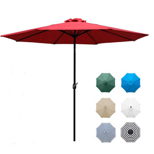 Heavy Duty Outdoor Garden Commercial Parasols Cantilever Patio Market Umbrella With 6 Sturdy Ribs