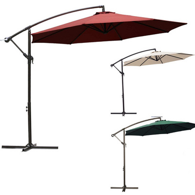 High Quality Outdoor Garden Custom 8 Ribs Cantilever Large Banana Sun Solar Parasol Patio Umbrella Supplier