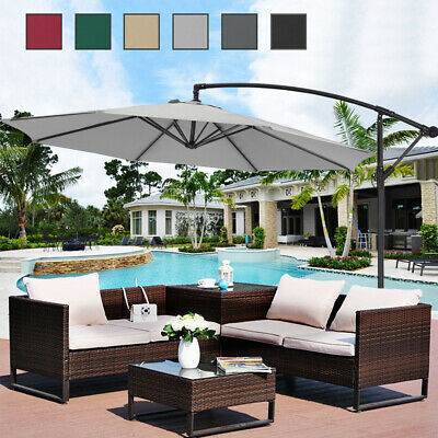 High Quality Outdoor Garden Custom 8 Ribs Cantilever Large Banana Sun Solar Parasol Patio Umbrella Supplier