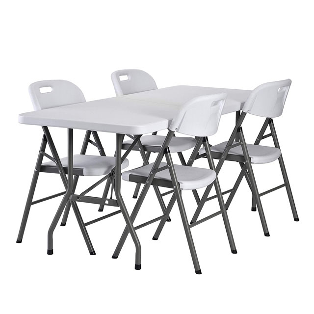 Wholesale Plastic Garden Chairs White Foldable Chairs for Events Lightweight Folding Camping Chair