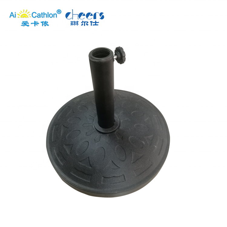 Outdoor soild round concrete cement parasol umbrella Base