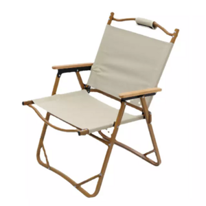 High Quality Lightweight Garden Aluminum Wood Grain Portable Bench Camping Folding Chair