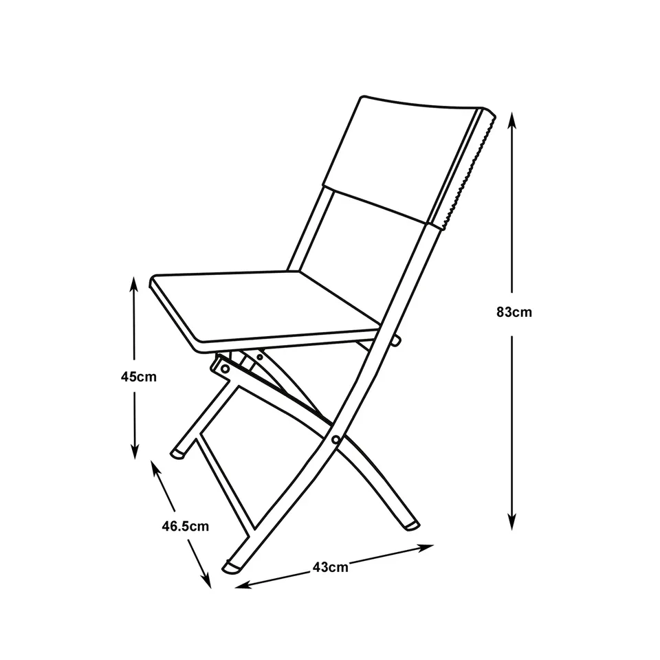 Free Sample Patio Garden Rattan Wicker Balcony Furniture Cheap Outdoor Indoor Folding Bistro Set