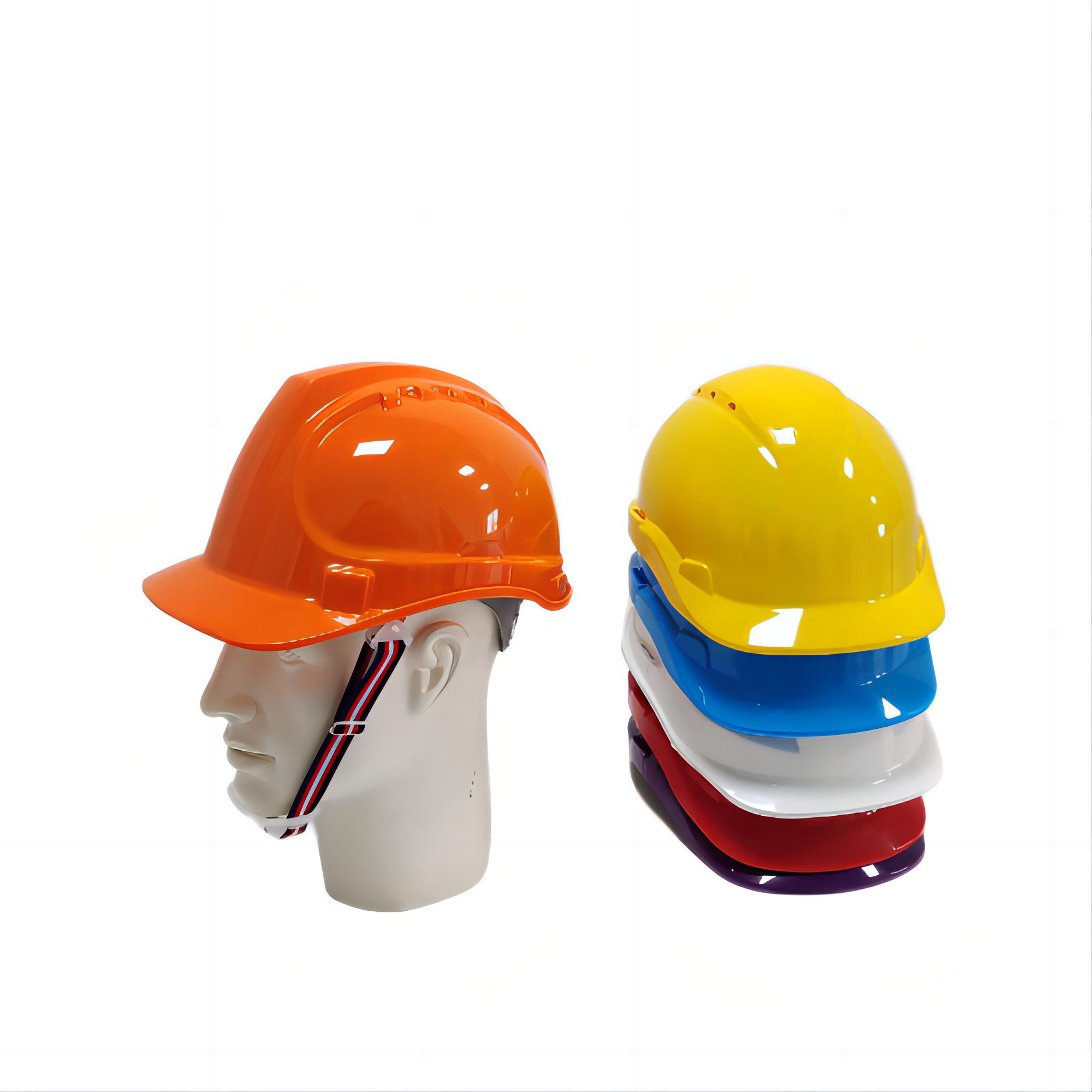 Hdpe jsp japanese type retard safety rescue helmet proguard  sweat safety hat 6 liner points