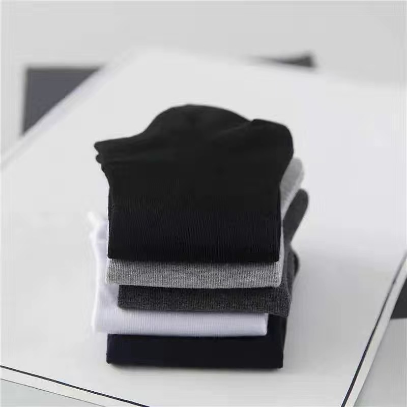 4 Pairs Set Mens Travel Disposable Socks Cotton Foot Socks For Sports Business Travel