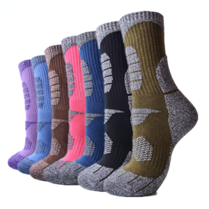 Custom Wool Warm Crew Hiking Thermal Hiking Socks Men Work Socks Unisex