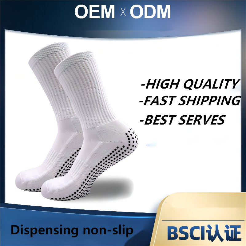 Wholesale High Quality Comfortable Breathable Football Grip Socks Custom Design Anti Slip Mens Soccer Socks