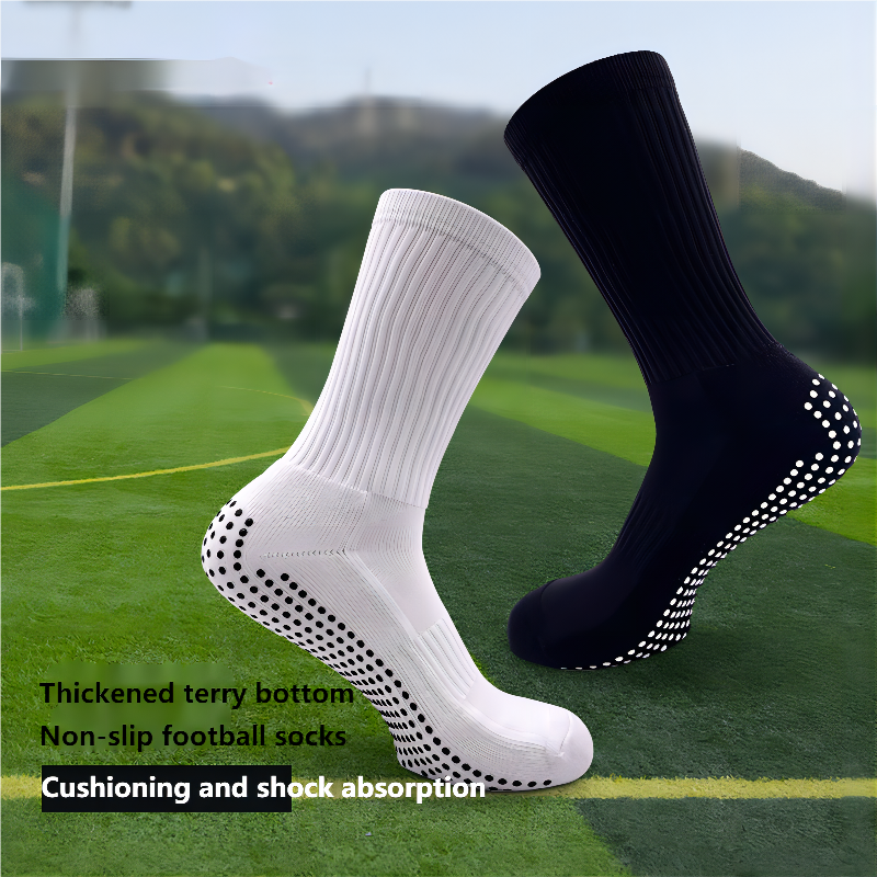 Wholesale High Quality Comfortable Breathable Football Grip Socks Custom Design Anti Slip Mens Soccer Socks