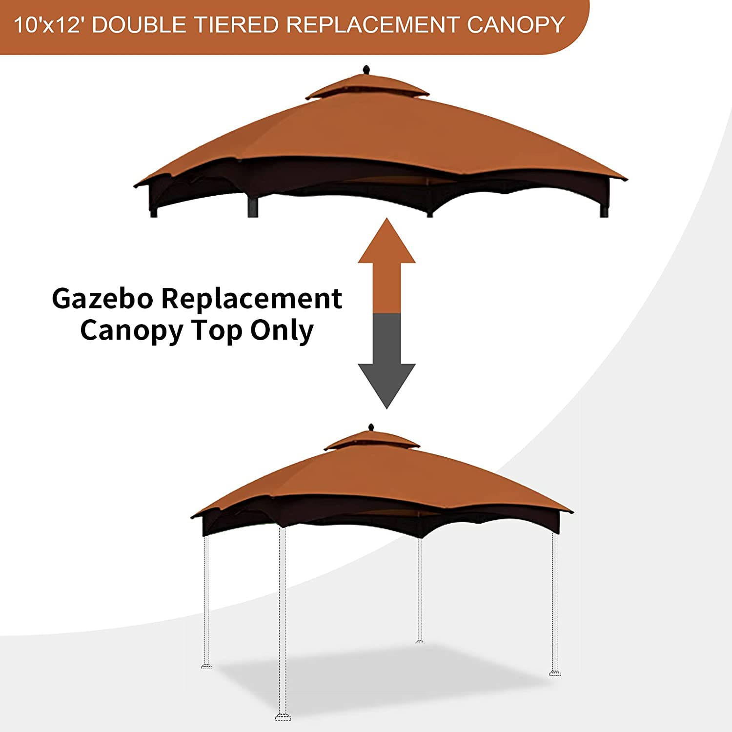 Customized Folding Tent Accessories Single Tent Replacement Canopy Parts and  canopy cover replacement gazebo For Sale