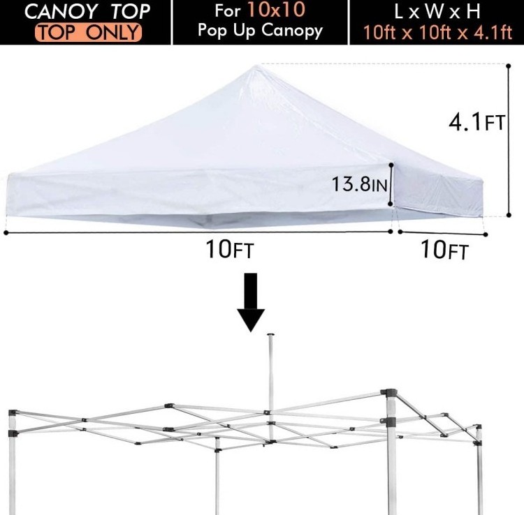 Made China Gazebo Outdoor Garden Pop up Heavy Duty Double Flat Roof Sunshade Metal Grill 3x3 Patio Gazebo