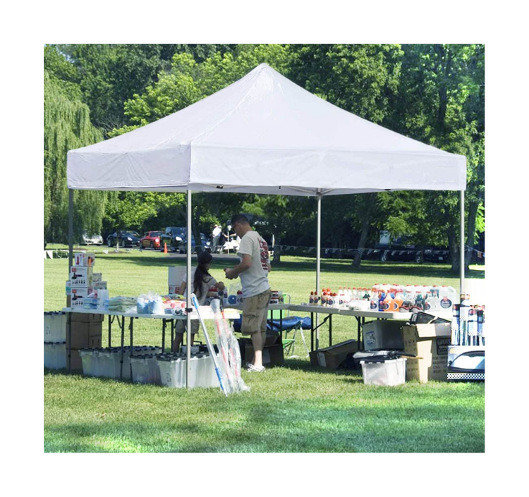 Made China Gazebo Outdoor Garden Pop up Heavy Duty Double Flat Roof Sunshade Metal Grill 3x3 Patio Gazebo