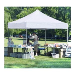 Made China Gazebo Outdoor Garden Pop up Heavy Duty Double Flat Roof Sunshade Metal Grill 3x3 Patio Gazebo