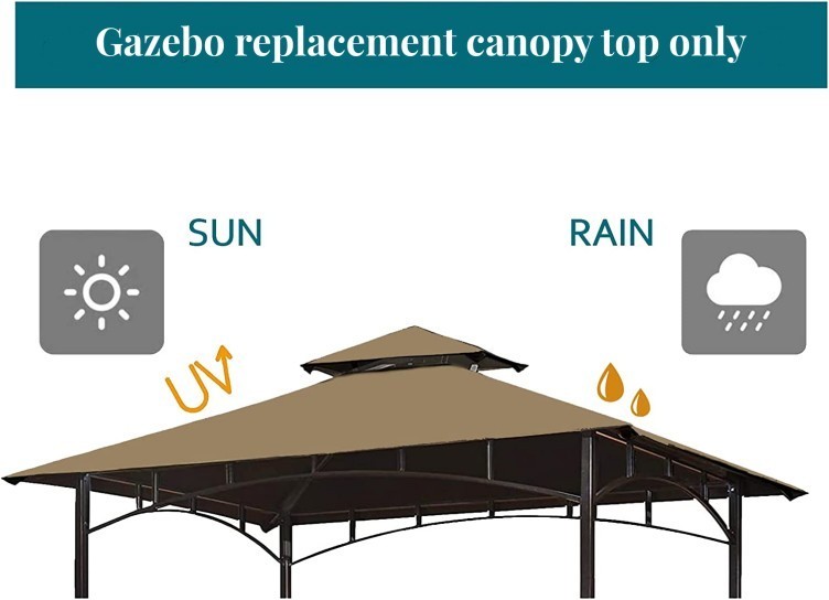 Customized Wholesale Replacement Canopy Pop Up Gazebo Garden 2*2m Gazebo Tent Patio Outdoor Gazebo