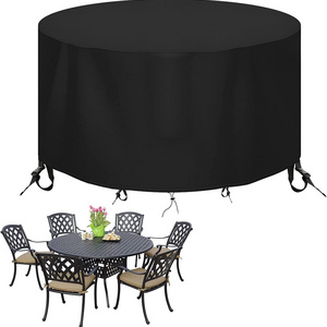 Heavy Duty 420D Garden Furniture Covers Waterproof round patio table covers outdoor furniture covers