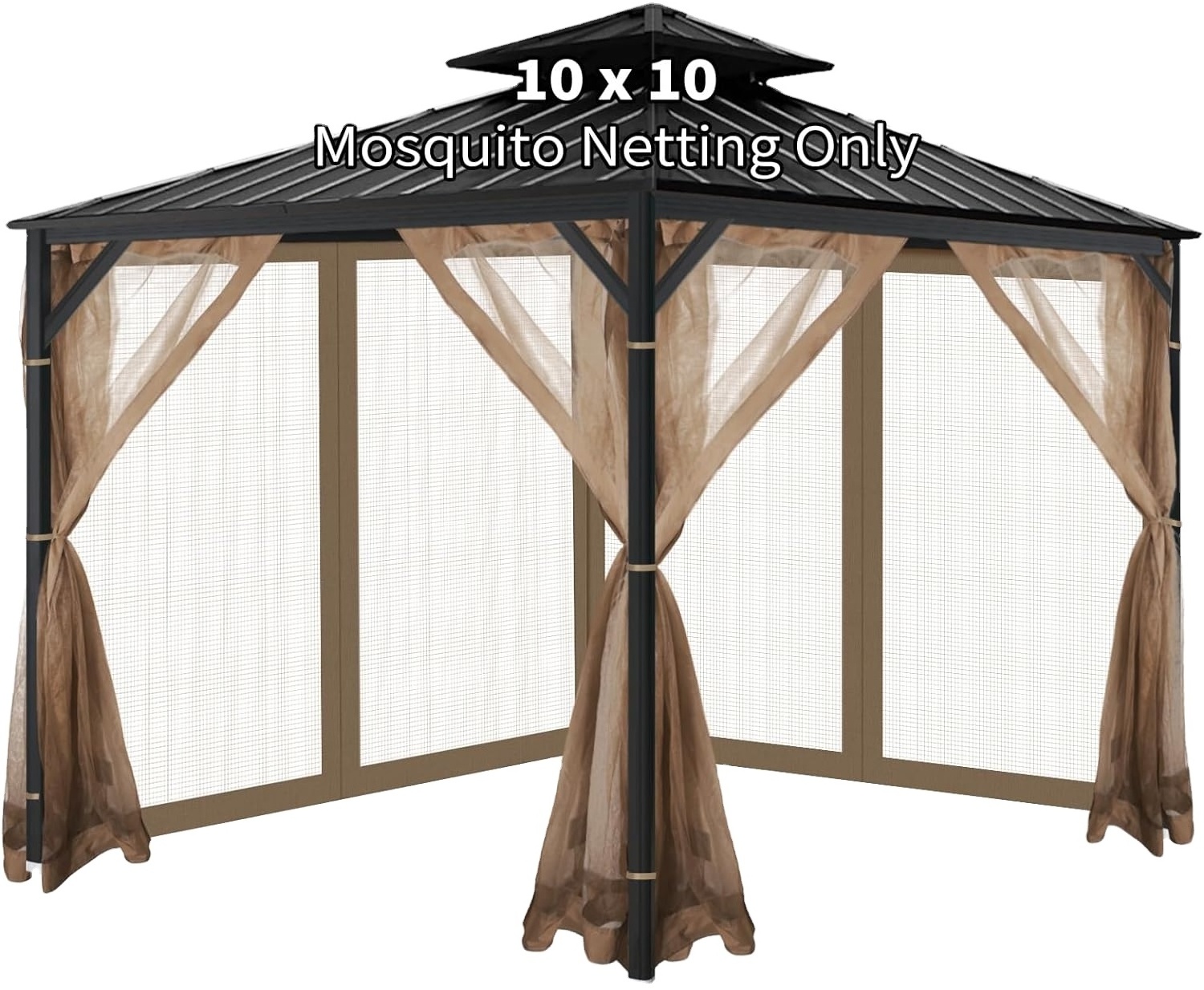 Hot Sell useful replacement mosquito netting for 10x10 gazebo patio outdoor waterproof