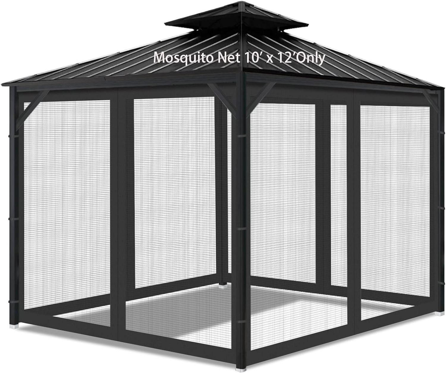 New Style  useful replacement mosquito netting for 10x12 gazebo patio outdoor waterproof