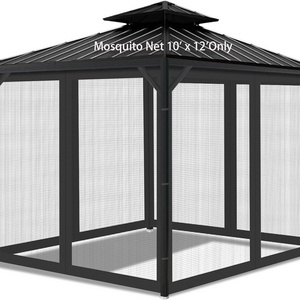 New Style  useful replacement mosquito netting for 10x12 gazebo patio outdoor waterproof