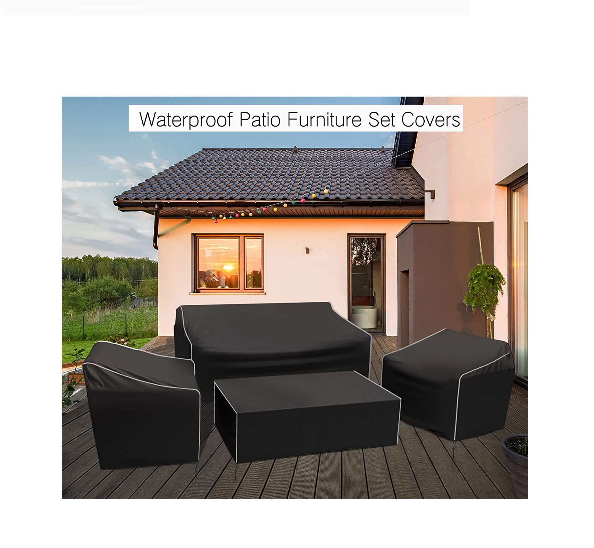 Patio Furniture Covers Waterproof Outdoor Furniture Covers Patio Furniture Set Covers black