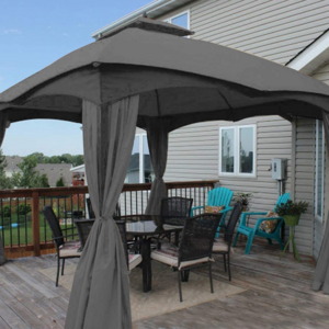 Hot Sell Gray 10x12 Gazebo Canopy Replacement Top and gazebo cover