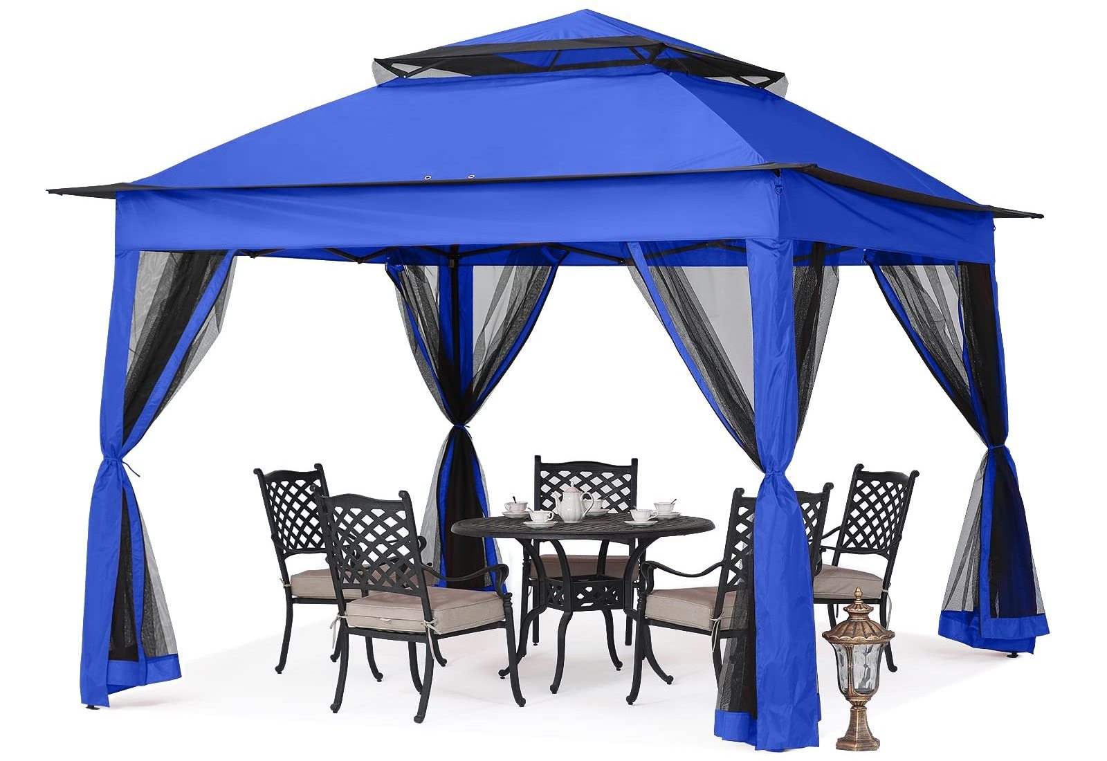 Garden Outdoor Portable Gazebo Tents Gazebo Tent Instant with Mosquito Netting Outdoor Gazebo Canopy Shelter