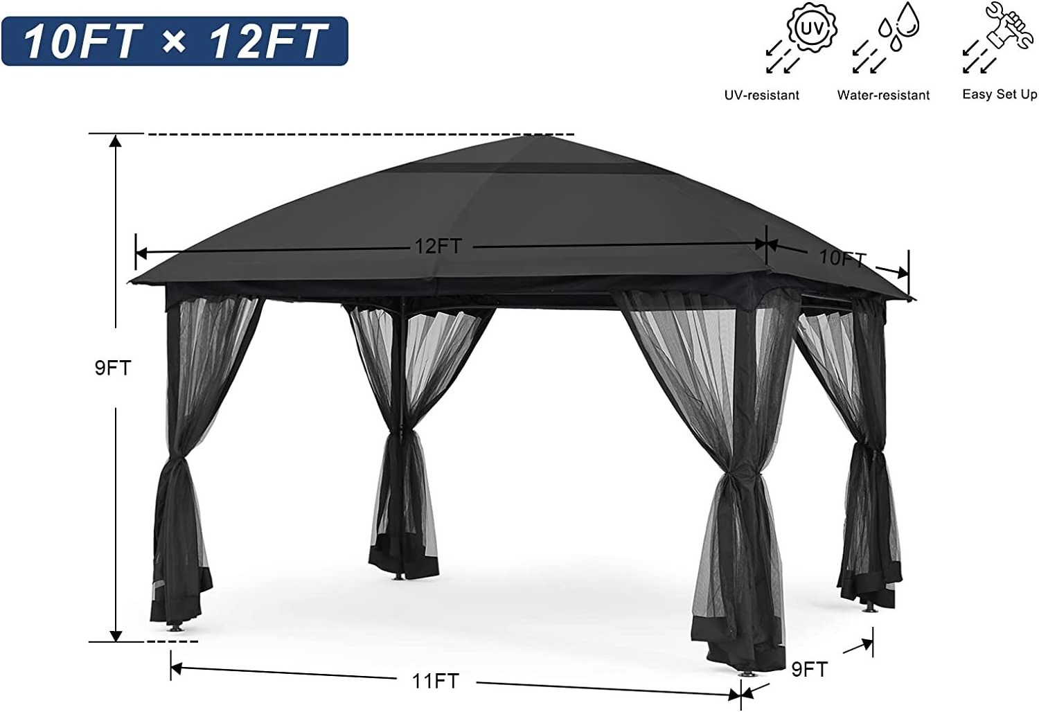 gazebo Courtyard waterproof gazebo terrace, canopy top , outdoor garden replacement roof