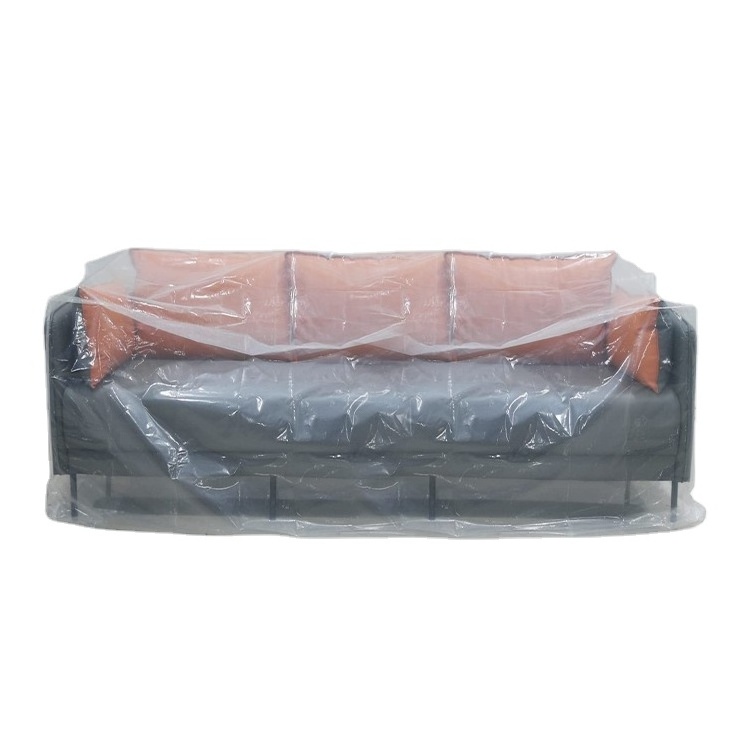 Plastic Waterproof Sofa Cover Clear See Through Universal Garden Furniture Protector Sectional Sofa Cover