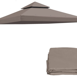 Hot Sell 10' X 10' Solid in Wind Gazebo Replacement Canopy top roof cover For Garden Top Gazebo