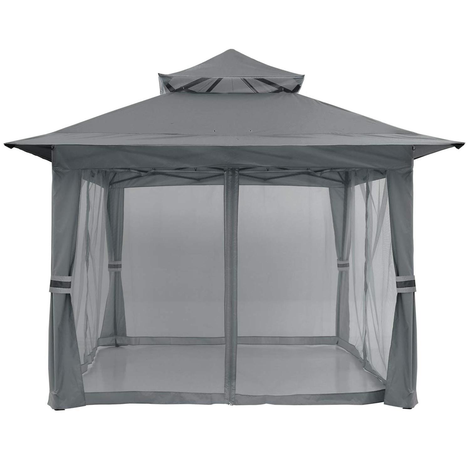 Garden Outdoor Portable Gazebo Tents Gazebo Tent Instant with Mosquito Netting Outdoor Gazebo Canopy Shelter