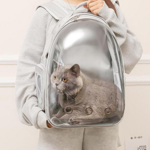 Space Capsule Transparent Cat bag Going out Breathable Double Shoulder pet bag Portable cat bag pet supplies