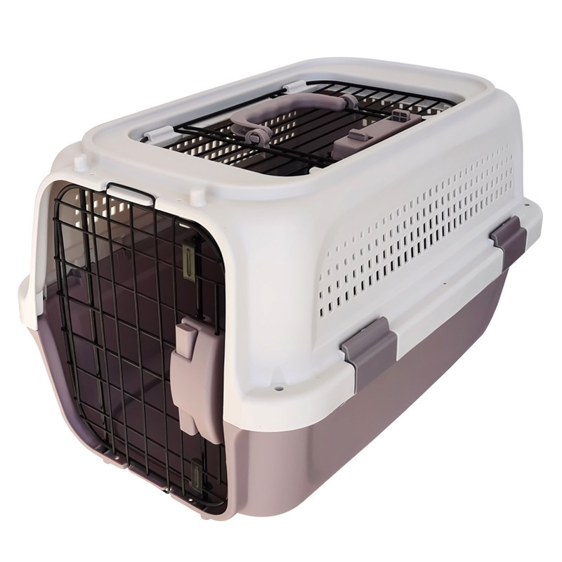 pet products Two-Door portable folding Hard-Sided Pet Travel Carrier Pet Travel Bag Dog Crate travel crate