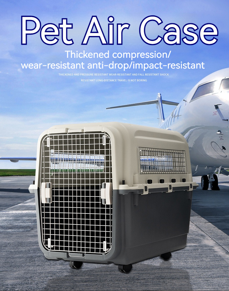 Plastic Large Pet Carrier For Cat Dog Travel Box Basket Cage Outdoor Transport Pet Air Crate Dog Truck Kennel Box cat bag