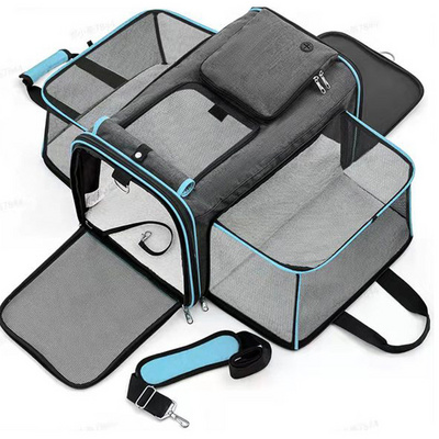 dog carrier bag travel High quality portable Cat Bag Portable Oxford Puppy Pet Backpack Soft pet travel transport