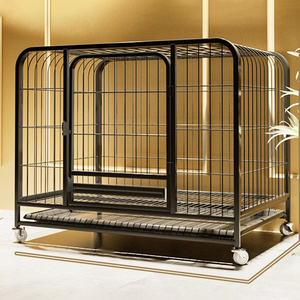 Foldable Collapsible Metal Large XL Dog Cage Metal Kennels, Stackable Dog Cages For Large Dog, Wholesale Dog Crate