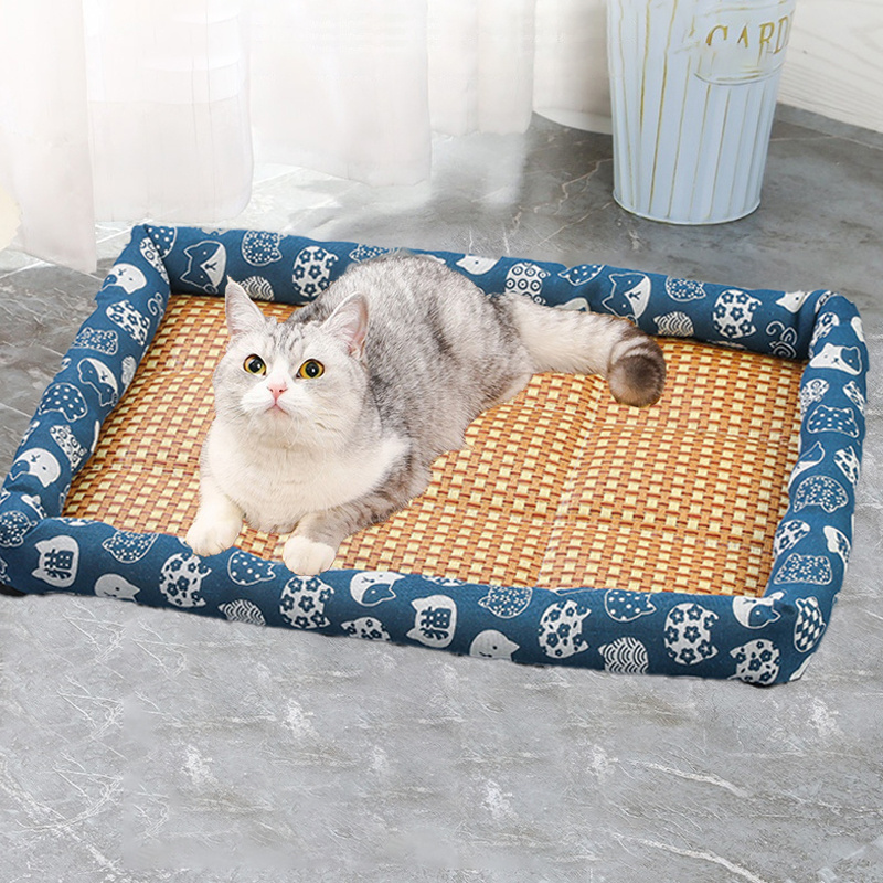 Wholesale Hot Selling Pet Summer Cooling Mat Bed Dog Cat New Sleeping Pet Bed Summer Camp Breathable Bed