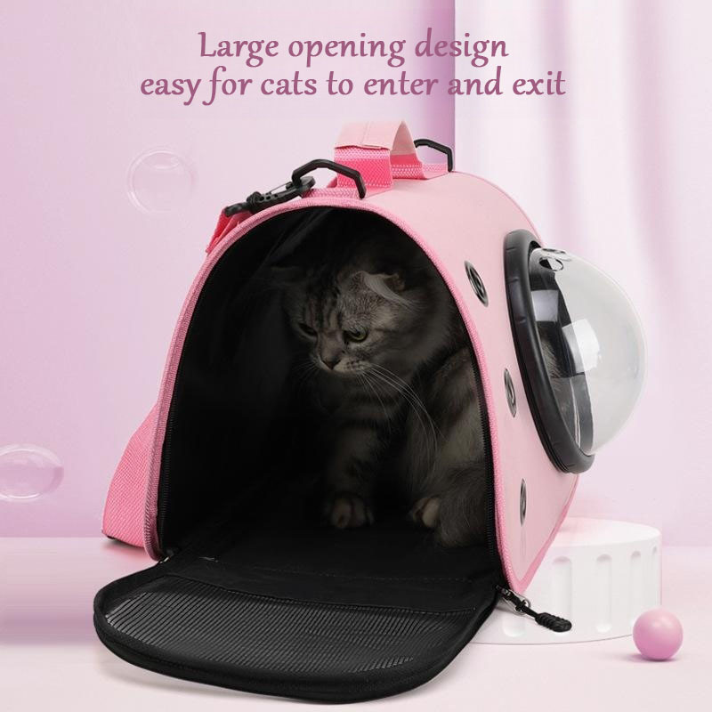 breathable foldable pet backpack shoulder carrier travel cat single shoulder bags Pet Carrier Pet Supplies Cat Carrier Backpack