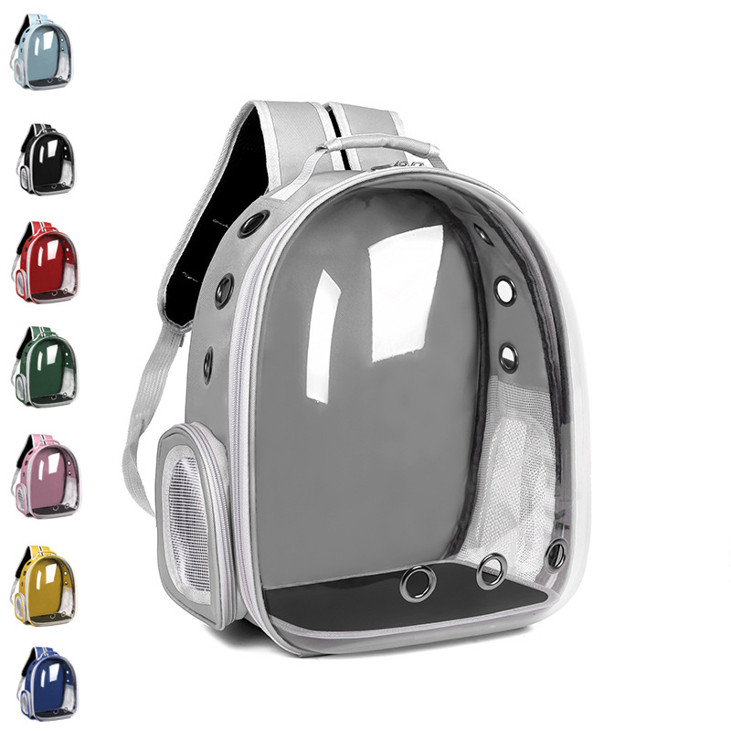 Space Capsule Transparent Cat bag Going out Breathable Double Shoulder pet bag Portable cat bag pet supplies