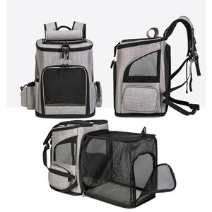 Top Seller Kennel  Cotton Shoulder Large Tote Bag Breathable Mesh Pet Handbag Camping Outdoor Pet Carrier dog carrier bag travel