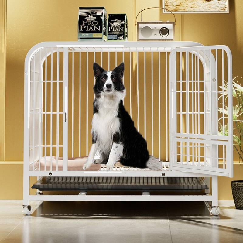 Foldable Collapsible Metal Large XL Dog Cage Metal Kennels, Stackable Dog Cages For Large Dog, Wholesale Dog Crate