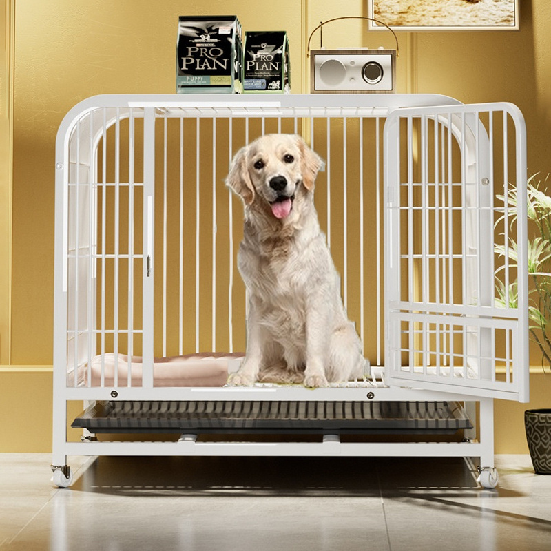 Foldable Collapsible Metal Large XL Dog Cage Metal Kennels, Stackable Dog Cages For Large Dog, Wholesale Dog Crate