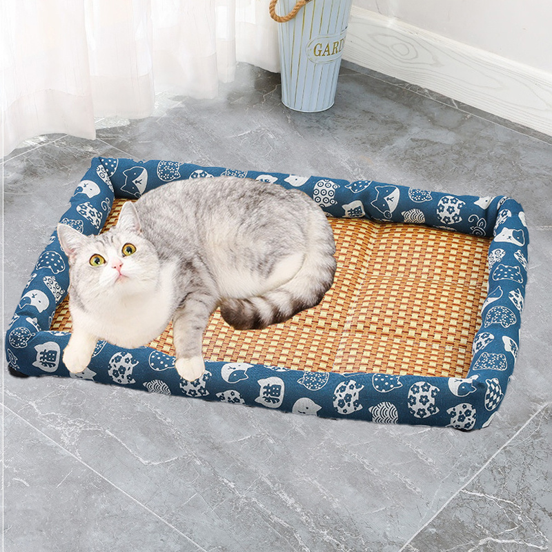 Wholesale Hot Selling Pet Summer Cooling Mat Bed Dog Cat New Sleeping Pet Bed Summer Camp Breathable Bed