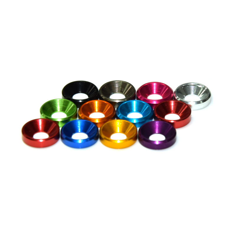 M2 M2.5 M3 M4 M5 M6 M8 Aluminum Alloy Countersunk Head Washer Cone Washer Aluminum Washer