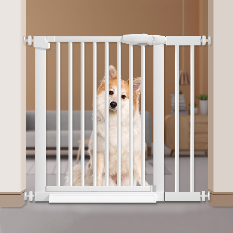 High Quality Metal Indoor Adjustable Child Safety Swing Open Door Baby Gate Baby Doorway Walkthrough for Stairs