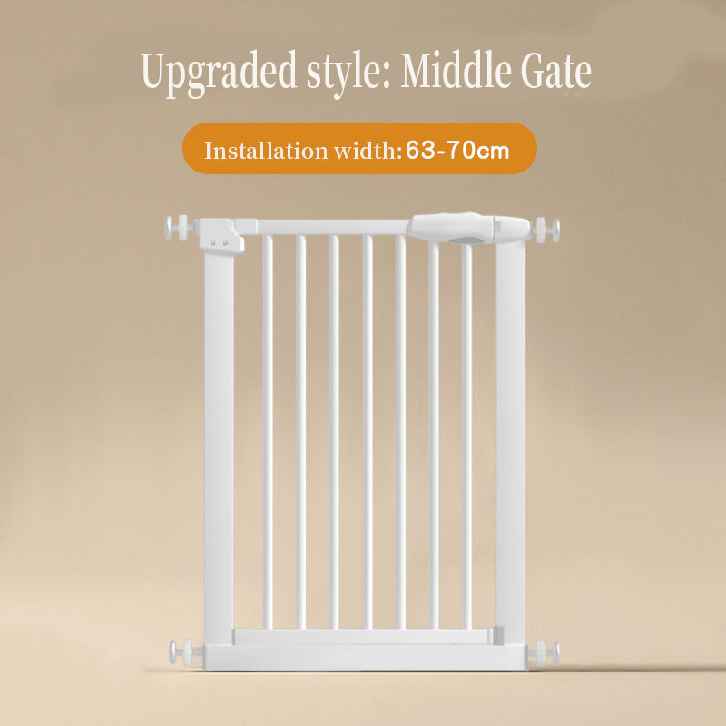 High Quality Metal Indoor Adjustable Child Safety Swing Open Door Baby Gate Baby Doorway Walkthrough for Stairs