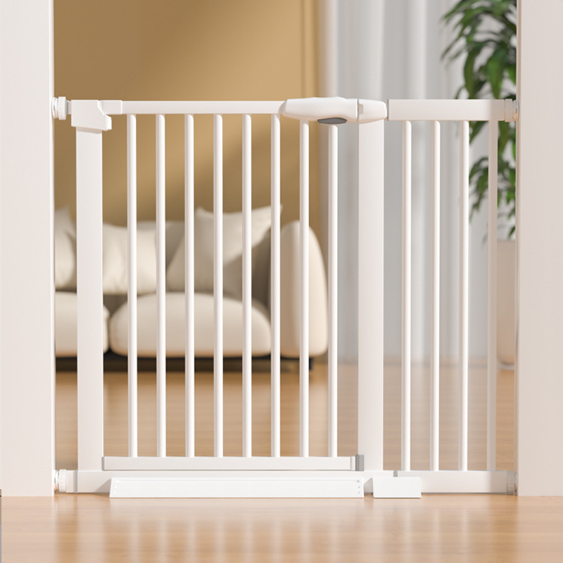 High Quality Metal Indoor Adjustable Child Safety Swing Open Door Baby Gate Baby Doorway Walkthrough for Stairs