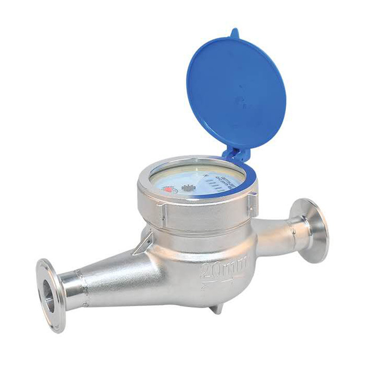 304 Stainless steel body multi-jet wet dial water meter