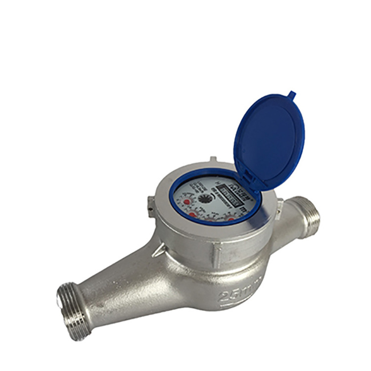 304 Stainless steel body multi-jet wet dial water meter