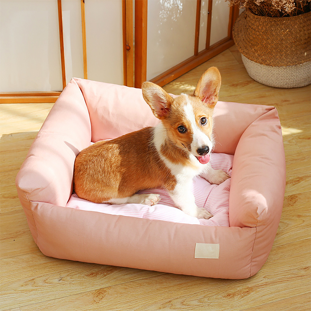 Wholesale Heavy Duty Pet Bed Removable Washable Dog Bed Travel Polyester Modern Sleep Memory Foam Pet Bed