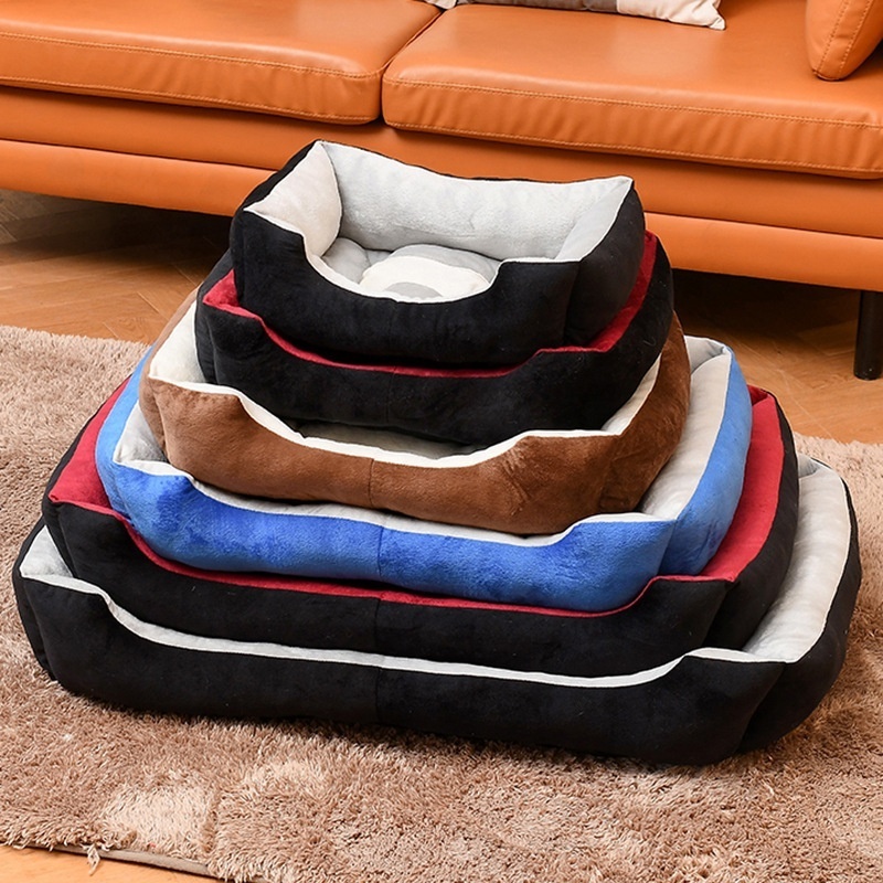 Hot Sale Soft Fleece Pet Bed Cushy Bed All Season Cat Crate Pad for Your Pet Comfort PP Foam Filling Easy Clean