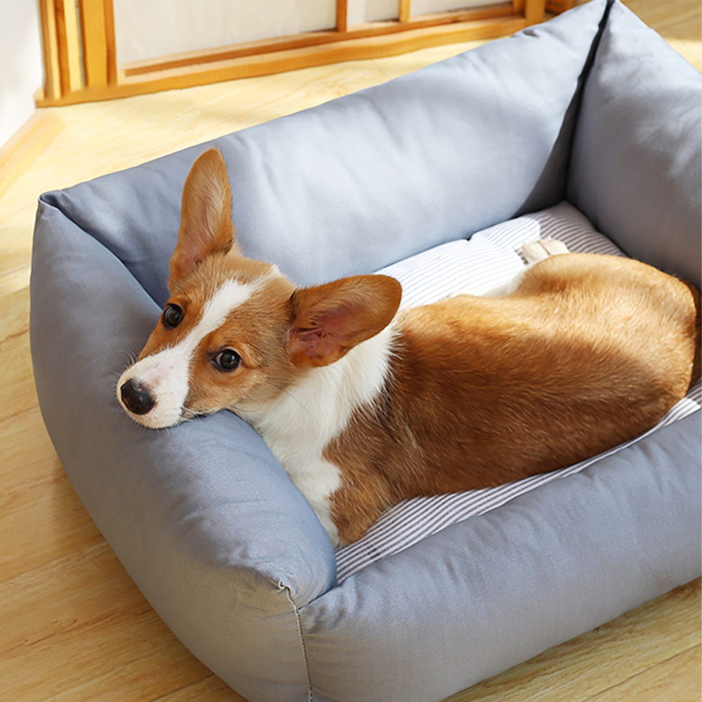 Wholesale Heavy Duty Pet Bed Removable Washable Dog Bed Travel Polyester Modern Sleep Memory Foam Pet Bed